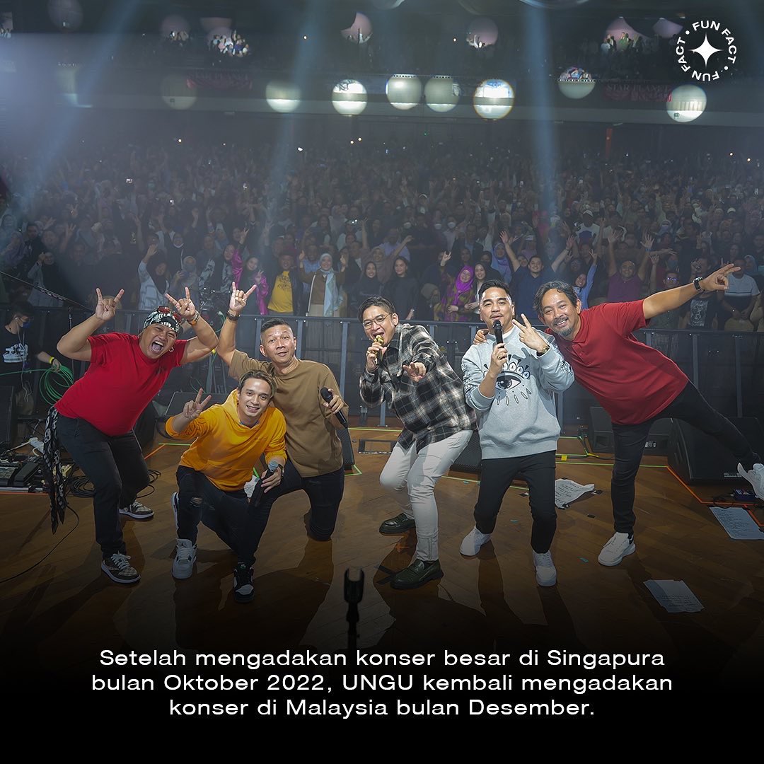 TrinityOptimaP's tweet photo. Ini dia nih fakta-fakta UNGU 26th Anniversary Concert Live in Malaysia kemarin🤩
Fakta-fakta lainnya bisa cek di https://t.co/Qs2HS79Se6
#UNGU #UNGUBand #TOPFunFact #FunFact #LiveConcert https://t.co/UAuNAe3XMt