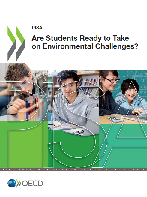 EdScotLfS's tweet photo. Fascinating and important report from @OECDEduSkills @SchleicherOECD to inspire for the year ahead - Are Students Ready to Take on Environmental Challenges? An International Perspective from PISA. See seminar recording at: https://t.co/NUJjy8PxwG https://t.co/DXZQK0kHo1