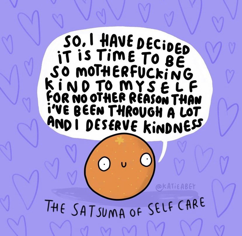 counselling_em's tweet image. Let’s be so motherf****** kind to ourselves💜

📸@katieabey

#letsbe #kindness #bekindtoyourself #bekind #bekindalways #selfcare #selfcarethreads #loveyourself #imatter #takenicely