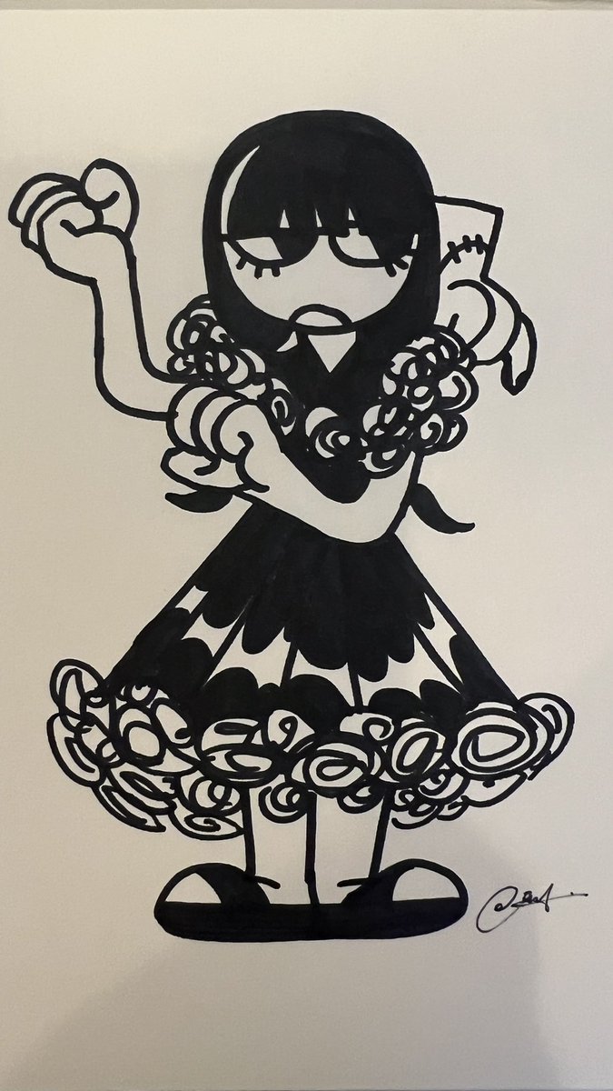 GreeTea10's tweet photo. #wensdayaddams #ArtistOnTwitter https://t.co/NO6IFTYSNj