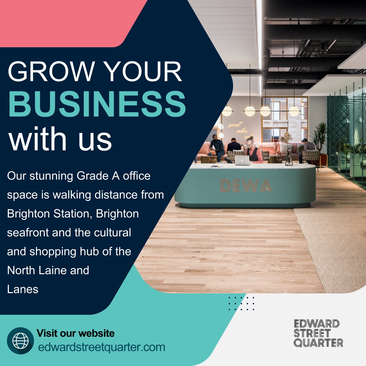 Starting the new year with an uninspiring office?

Talk to our agents about the last remaining office space at Edward Street Quarter in #Brighton!

@SHWProperty @CushWakeUK @SociusDevUK