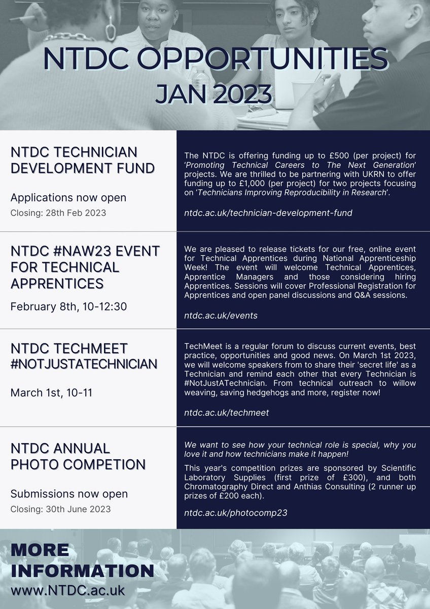 Share this with your #Technical network to ensure nobody misses out on our fantastic opportunities this semester! 🤩