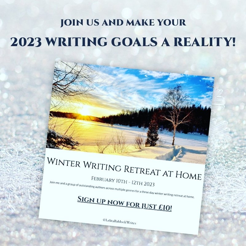 LelitaBaldock's tweet photo. New Year’s Resolution to make more time to write?
Author goals for 2023?
Want some inspiration and support?
Look no further!
Join us for a Winter Writing Retreat at Home:
https://t.co/fMX2gD8mZ0

#WritingCommunity #AuthorsOfTwitter #NewYearsResolutions #WritingRetreat https://t.co/dKvG4nDQUD
