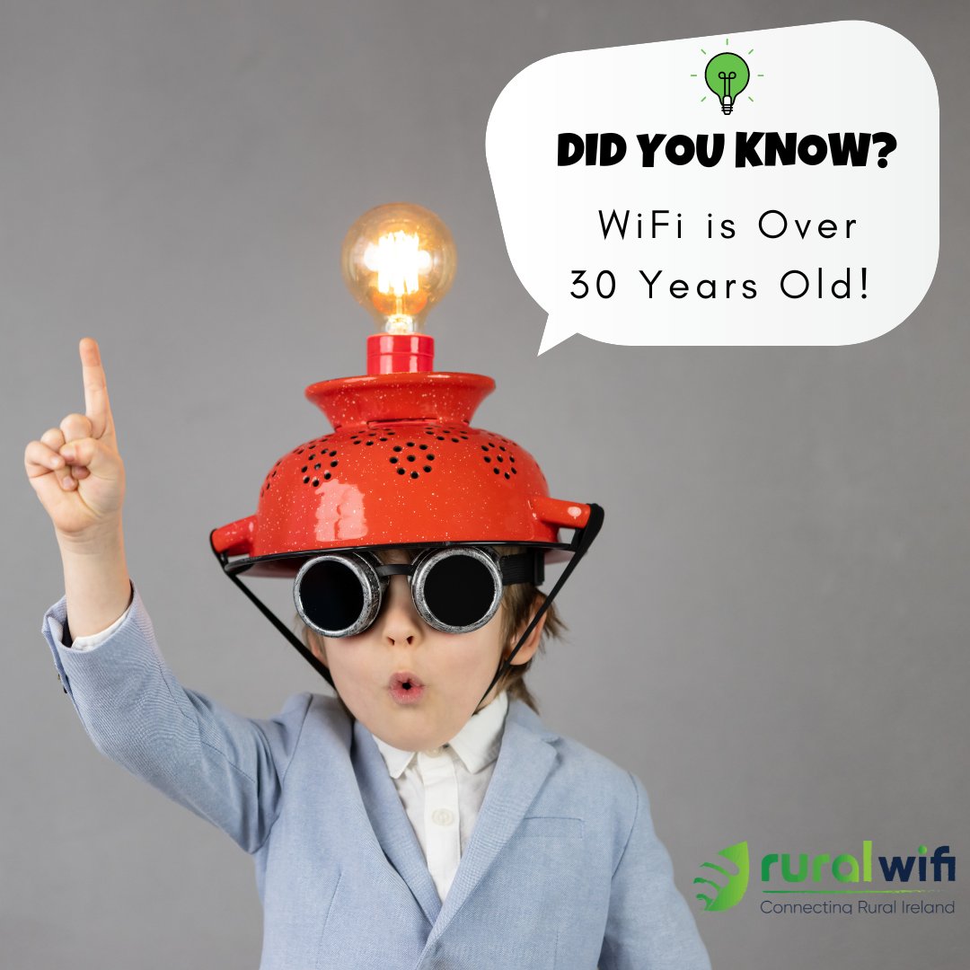 World Trivia Day 💡

The internet is older than you may think!
Let us know when you first got connected to WiFi?

#WorldTriviaDay #WiFiTrivia #ConnectingRuralIreland #RuralIreland #RuralInternet #BestBroadband #BestBroadbandProvider #BestCustomerService