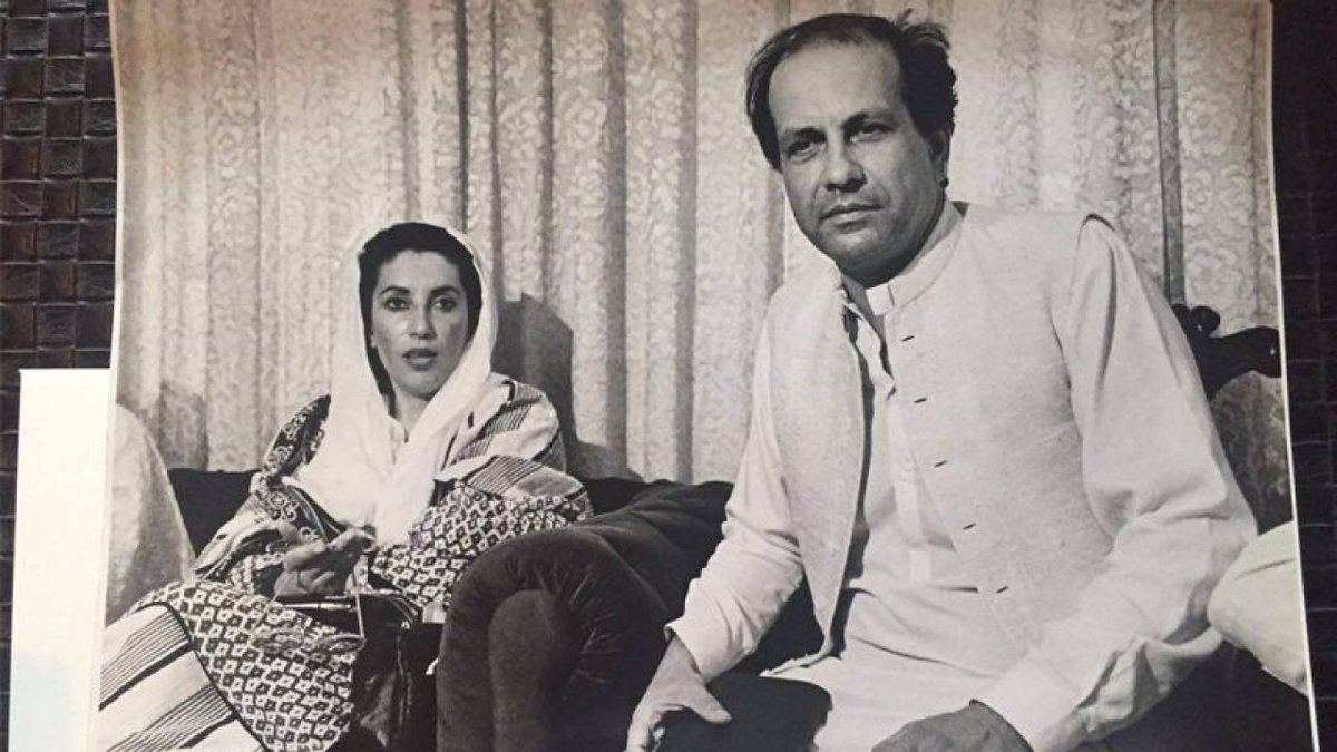 Shaheed Salman Taseer was a trusted associate of martyred Benazir Bhutto. He was a loyal person who could talk for hours on his favorite subject. After ZAB’s judicial murder, Salman Taseer joined Benazir Bhutto to continue the democratic mission of ZAB. 
#SalmanTaseer
