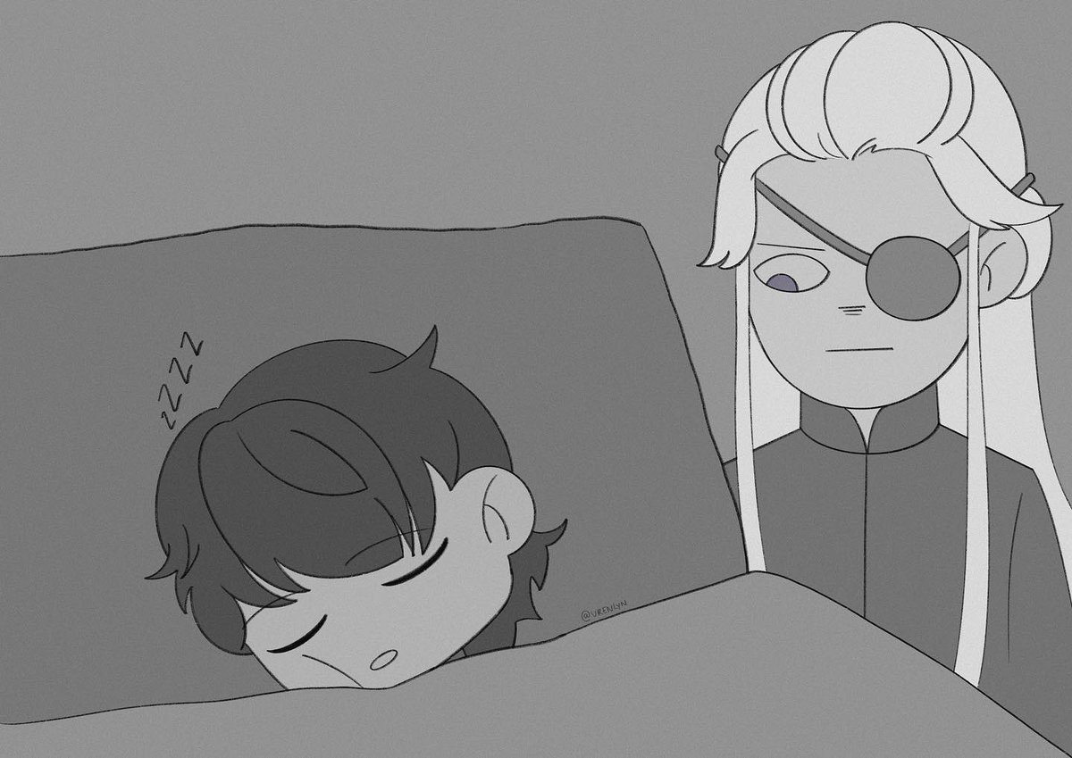 vrenvries's tweet photo. “You still owe me an eye, Lord Strong.”- fanart and short comic of #hotd #AemondTargaryen #LucerysVelaryon https://t.co/2nrAeTWIBy