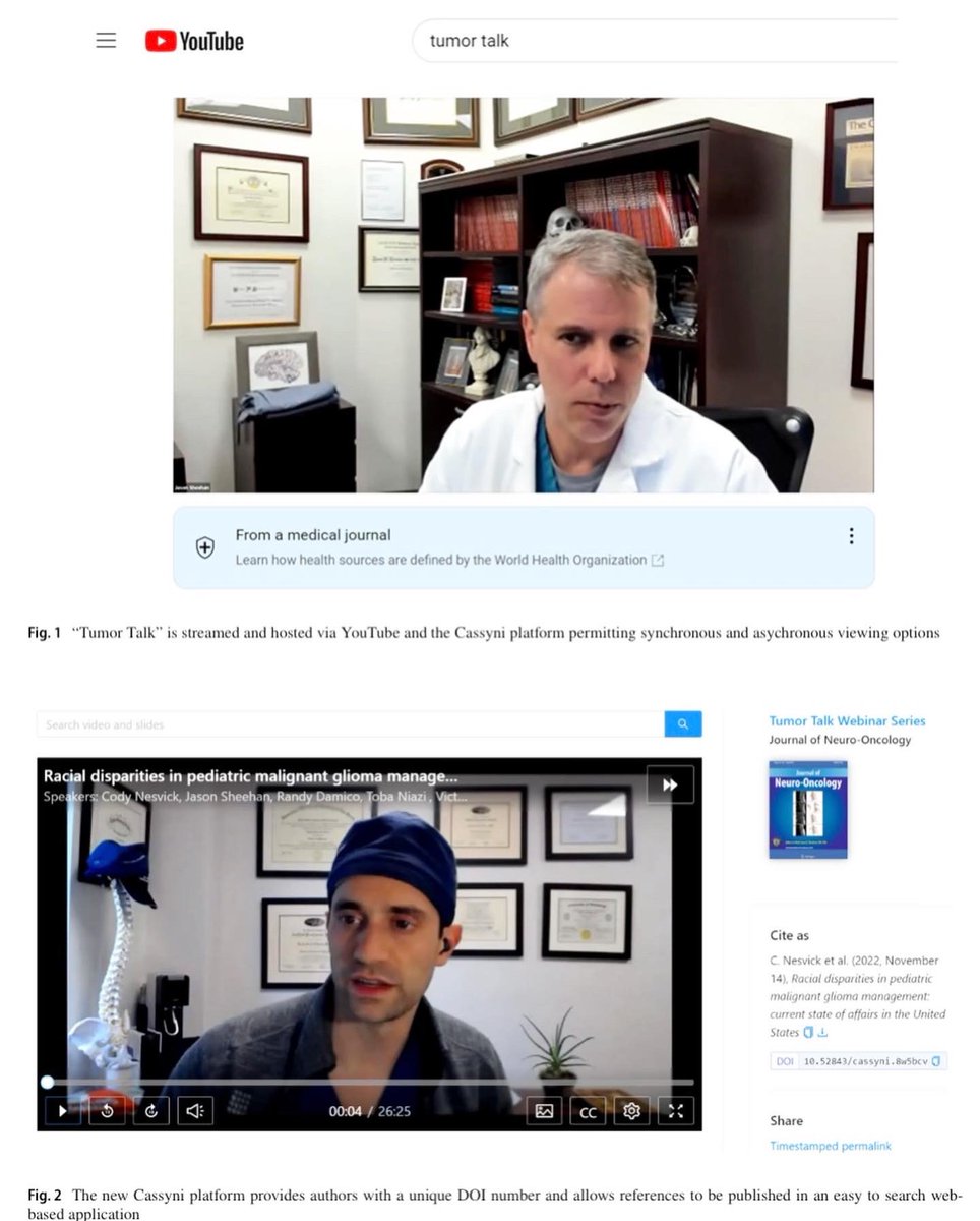 Thanks to <a href="/JNeurooncol/">Journal of Neuro-Oncology</a> and <a href="/SpringerNature/">Springer Nature</a> for publishing a correspondence about the recent changes at #TumorTalk and thanks to <a href="/jasonpsheehan/">Jason Sheehan</a> for joining me on this fun journey. Our new platform is awesome. Link in bio. <a href="/LenoxNeurosurg/">Lenox Hill Neurosurgery</a> <a href="/NSTumorSection/">NS Tumor Section</a> 
#neurosurgery #neuroonc