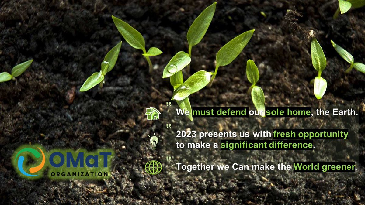 Org_OMaT's tweet photo. In 2023 We are ready to take #ClimateAction and help build a greener earth.
#ForPeopleForPlanet #OMaT https://t.co/lRHVp1DfUH