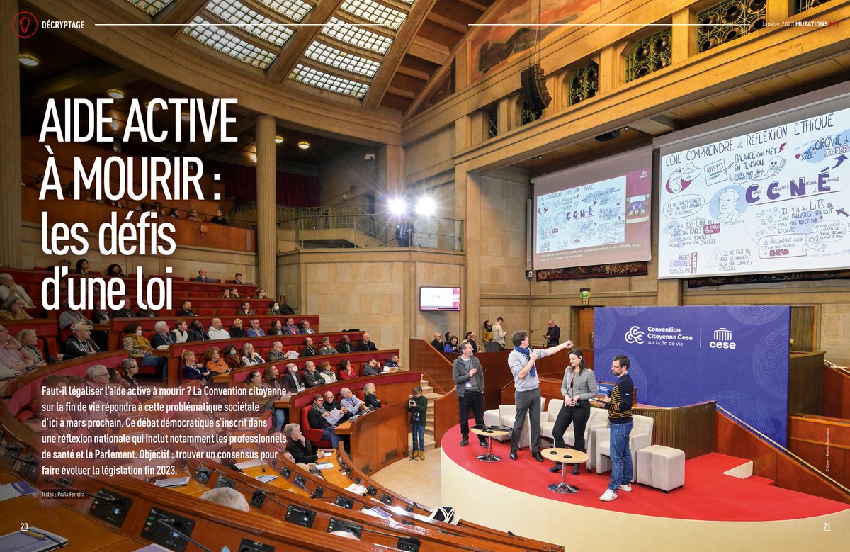 #FinDeVie : Faut-il légaliser l’#AideActiveAMourir ? Quels sont les enjeux éthiques ? Décryptage de #Mutations avec Alain Claeys membre du #CCNE, Claire Fourcade présidente <a href="/asso_SFAP/">SFAP SoinsPalliatifs</a>, <a href="/yoannbrossard/">Yoann Brossard</a> secrétaire général <a href="/ADMDFRANCE/">Mourir dans la Dignité</a>, et @PerrineG_CNSPFV chargée de mission <a href="/CNSPFV/">CNSPFV</a>.