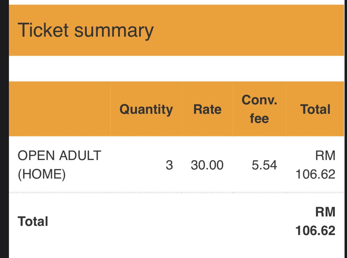 bob_ymf's tweet photo. @hannahyeoh @FAM_Malaysia YB please look into and revise the convenience fee for the purchase of online ticket.. the fee is too high and supposely per transaction not per ticket... easy money made if RM5++ per ticket... https://t.co/cuVXqF8Rq3