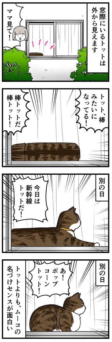 色んな形の猫
 #育児漫画 #猫漫画 #エッセイ漫画 