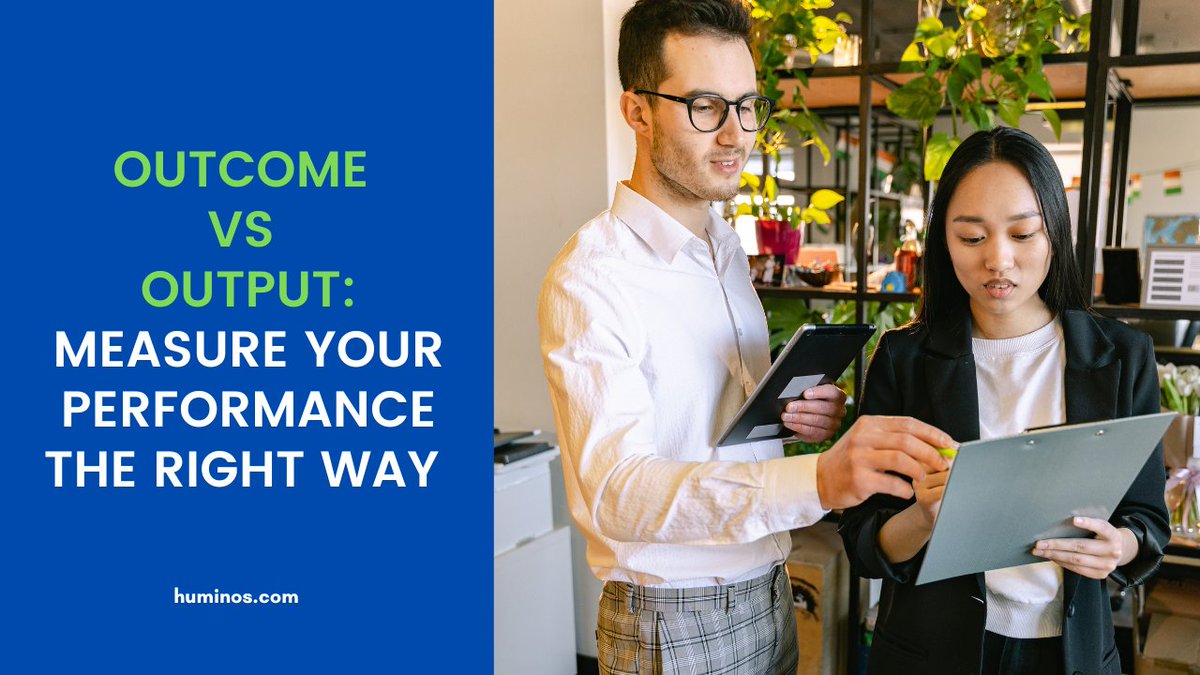 Outcome &amp; Output are two entirely different concepts in business. Learn their meanings, differences, &amp; the most appropriate way to measure work performance.  
#OKR #OKRs #Huminos #Output #Outcome 
bit.ly/3jIqvwl