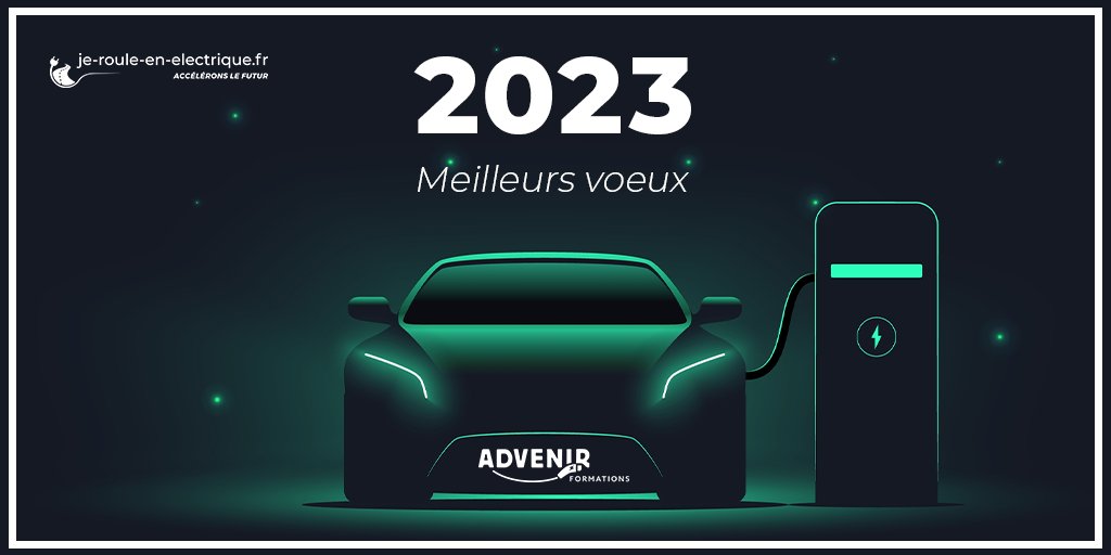 🎉 Meilleurs vœux 🎉

L'équipe du programme #AdvenirFormations vous souhaite une excellente année 2⃣0⃣2⃣3⃣ ! ✨

Nous serons mobilisés, cette année encore, pour vous informer et vous accompagner dans vos projets de #MobilitéElectrique. ⚡️
