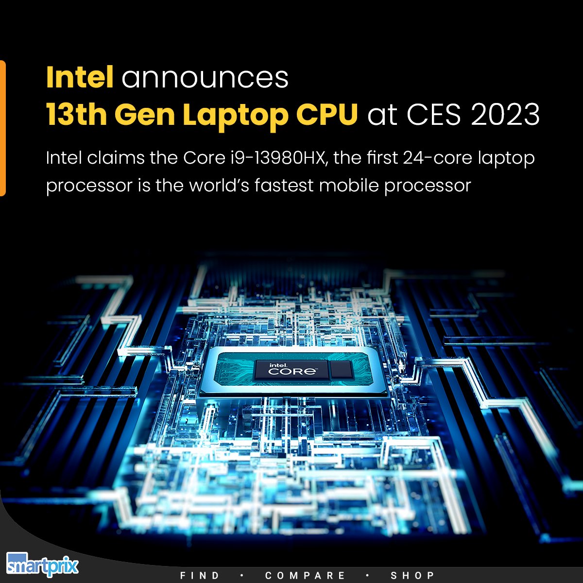 Intel has announced the 13th Gen Core processors for laptops and desktops

#IntelCore #13thGen #Newprocessor #laptops #Intel13thGen