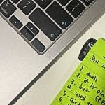 imyorchs's tweet photo. LEO's instagram highlight picture:

*items*
a guitar pick, laptop, green paper

*words*
JAN (?)
1. dwell
2. if it ain't …
3. but (FE… (feauturing someone!?)
4. used …
5. air…
6. … https://t.co/4LRFG4hR4B