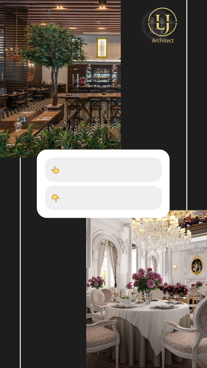 architect_lj's tweet photo. Let's play 😄
This or that? 🤔
Waiting for your vote 🗳 
#thisorthat #interior #restaurant #fitout #fitoutinteriors #fitoutworks #restaurantdesign #restaurantinterior #restaurantinteriordesign #restaurantinspiration #interior #lebanon #beirut #ksa #Riyadh #unitedemirates #Qatar https://t.co/VclgbnCGXy