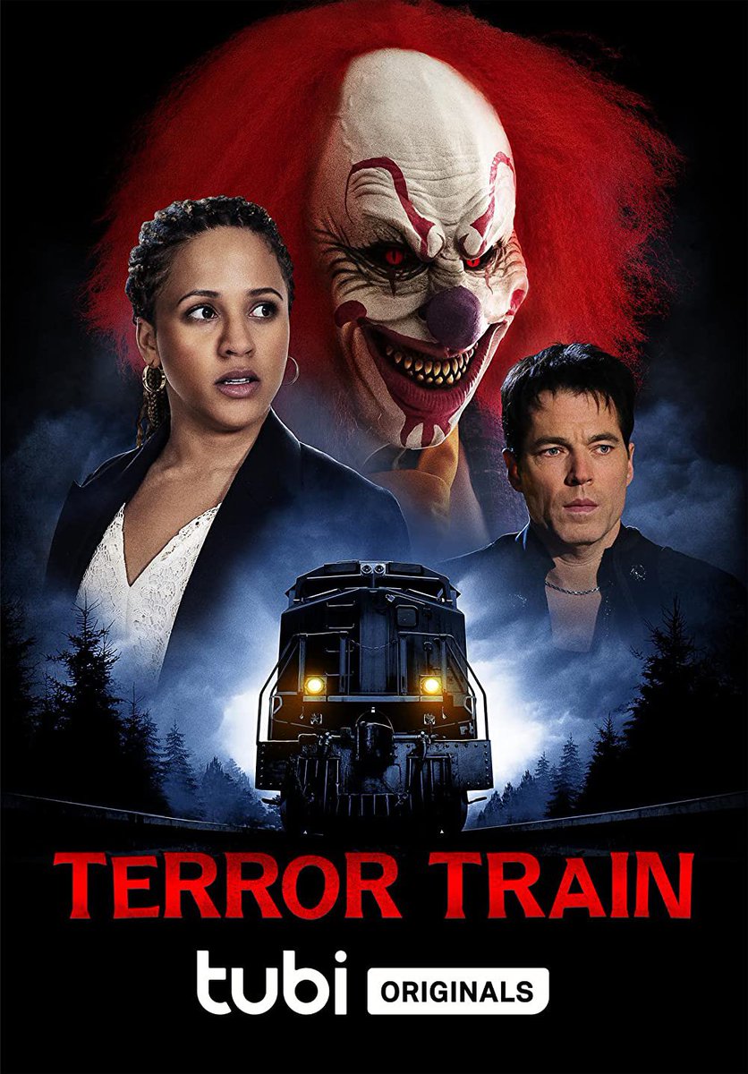 300Horror's tweet photo. Tuesday Train night!!! 🚂🚂

Train Terrors are plenty and always intertwine with Xmas/NYE. The GOAT is Terror Train for me but I’m not gonna lie, I’m hear for these! Already know I’m watching number two. Amazing 😂🤡
@Tubi , Keep doing you. I 🖤  u

Terror Train 1+2 (Tubi)

3/300 https://t.co/SgirCRvDdC