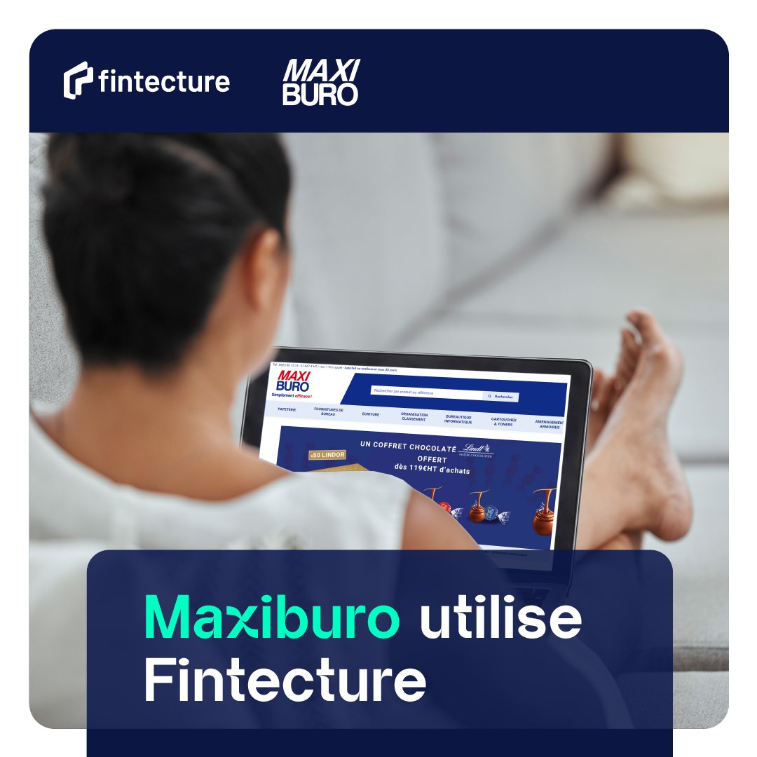 🎉 @Maxiburo, élu meilleur site e-commerce B2B 2022 par FEVAD, a choisi le virement immédiat Fintecture !

🔥 Vous aussi faites décoller votre business avec nos solutions de virement B2B… demandez une démo :
fintecture.com/demandez-demo/