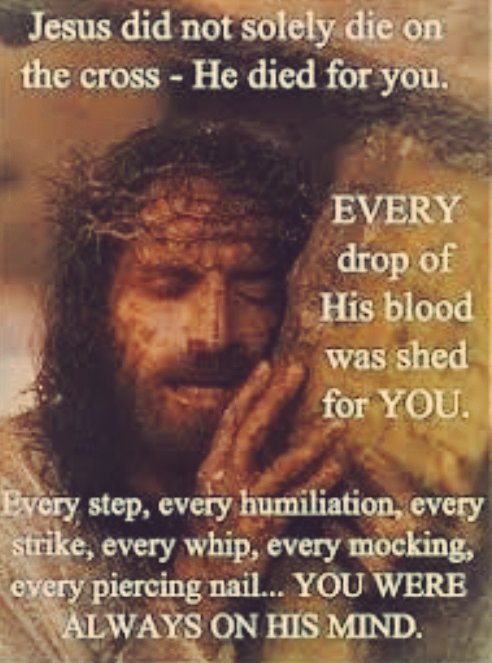 TheBelieverJC's tweet photo. Do not forget that☝🏽 Before Jesus died on the cross he thought of you, Jesus knows you he has all your thoughts in his mind.🕊 https://t.co/fSSCqwSFtg