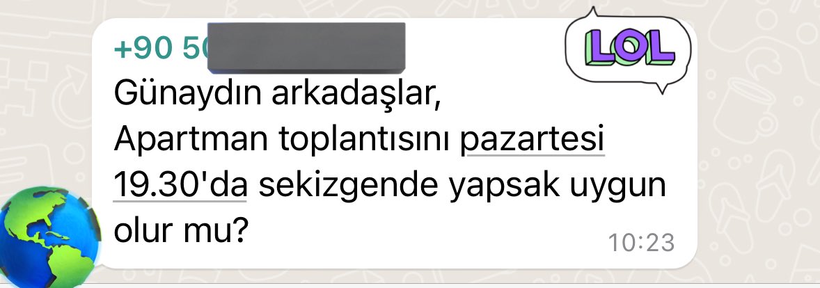 ozgunke's tweet photo. Bana böyle tekliflerle gelin işte ya. 4 SAAT TOPLANTI YAPABILIRIM https://t.co/Tx3AmSKMcA