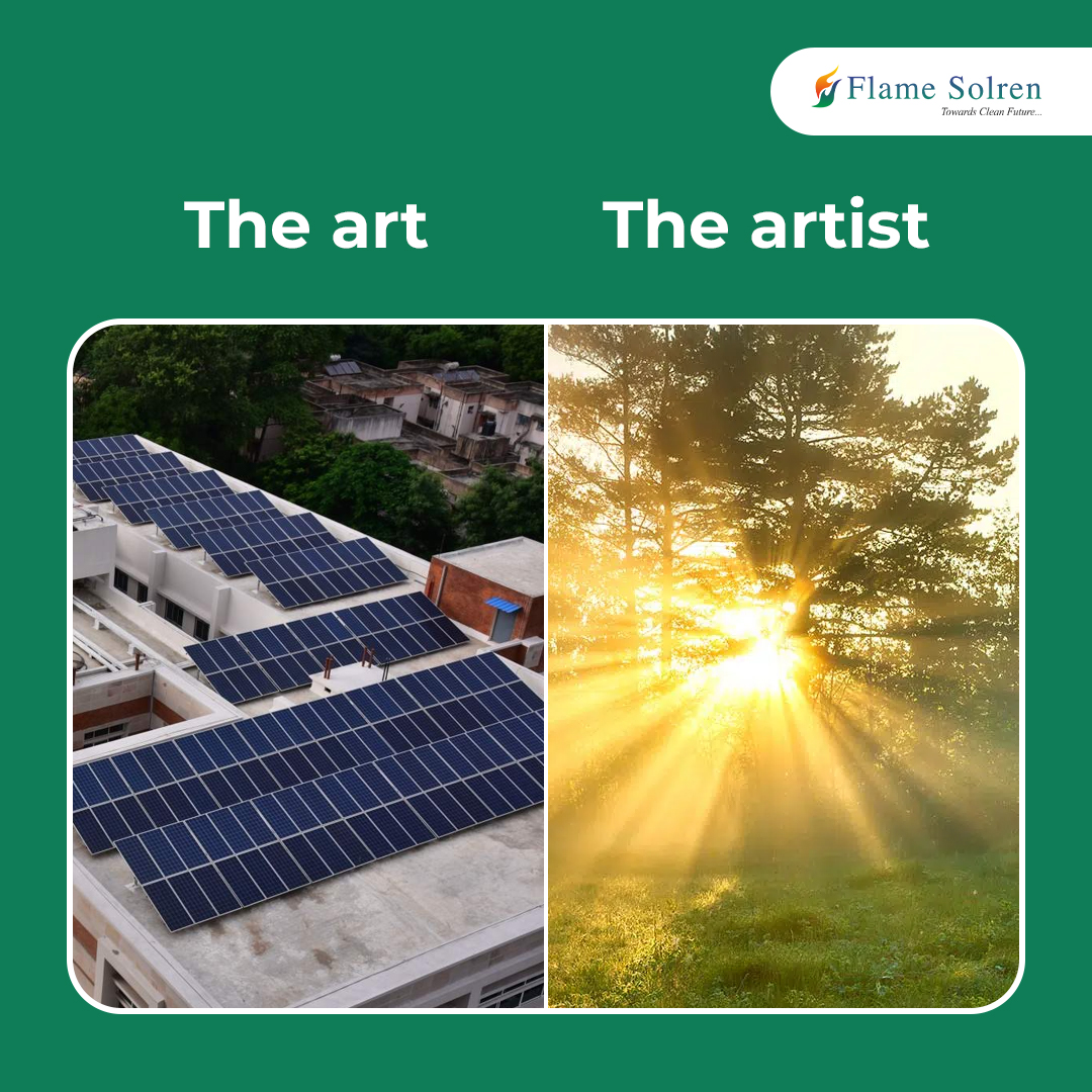 FlameSolren's tweet photo. The sun is the best work of art which has been radiating life and light on our planet always. Thankfully, in the 21st century, we can also use it to harness power and save money on huge electricity bills

#solar #bills #electricitybills #energy #solarprojects https://t.co/u9k5XC6tcr