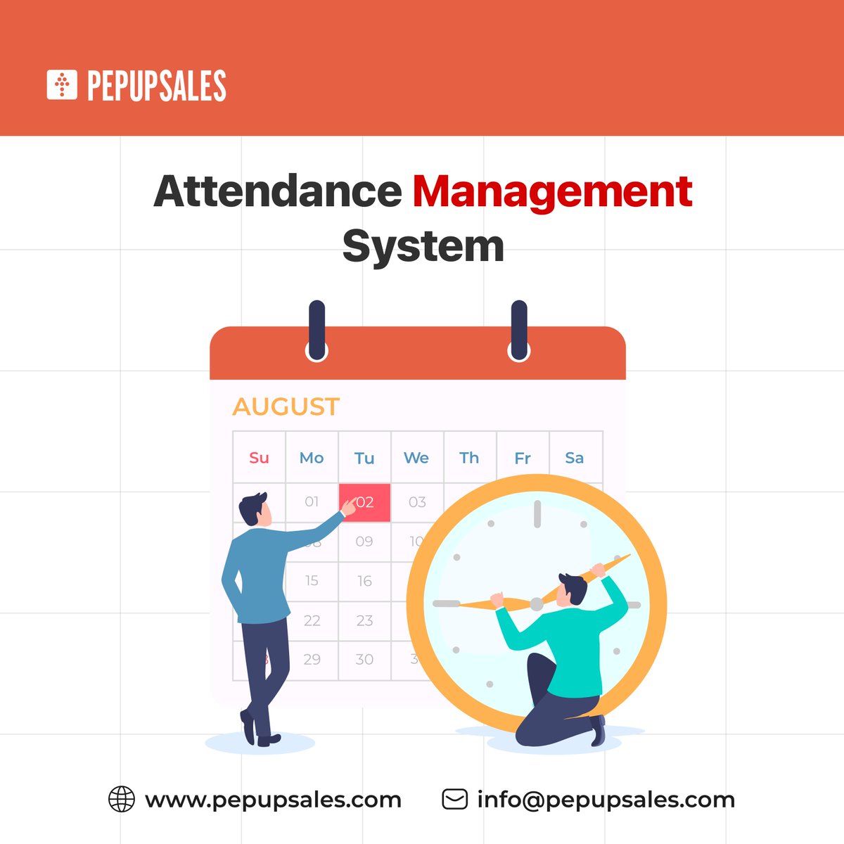 pepupsales's tweet image. Since most #businesses find it difficult to manage staff attendance, technology integration might help.

Our #attendancemanagementsystem helps create more clear reports &amp;amp; controls your staff both on-site and remotely.

Try a free demo to know more: bit.ly/3C3gFuO
