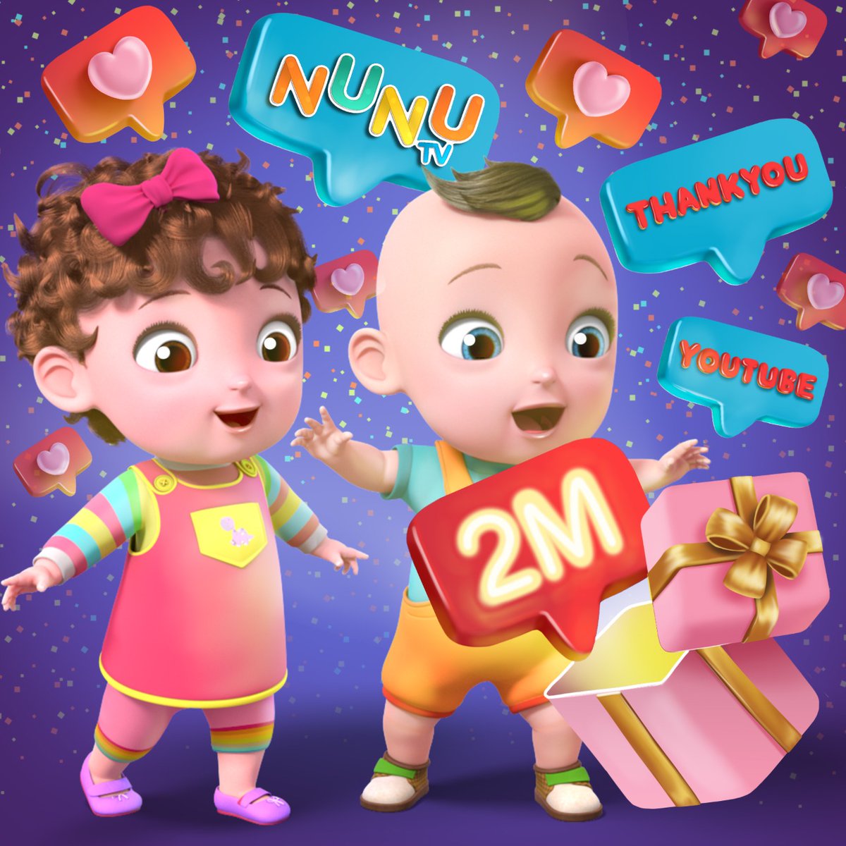 nunutvrhymes's tweet photo. @YouTube @nunutvrhymes has crossed 2 million subscribers on Youtube. https://t.co/BI4eqsUlwh 
We will target to 10 million on @YouTube Subscribers in 2023.
#NewYearResolution #nunutv #youtubechannel https://t.co/GcfeXjPjEN