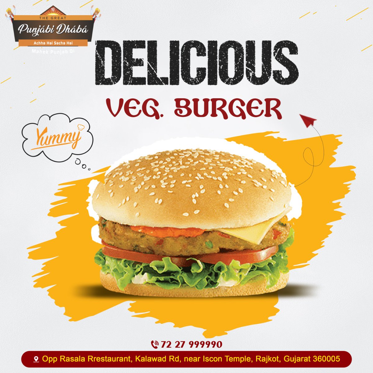 #thegreatpunjabidhaba #punjabidhaba #dhaba #vegburger #fastfood #burger #burgers #spicyfood #food #foodie #foodstagram #creamy #crunchy
#burgertime #bestburgerintown #bestburger #burgerlover #yummy #foodlover #fastfood #delicious #Gujarat
