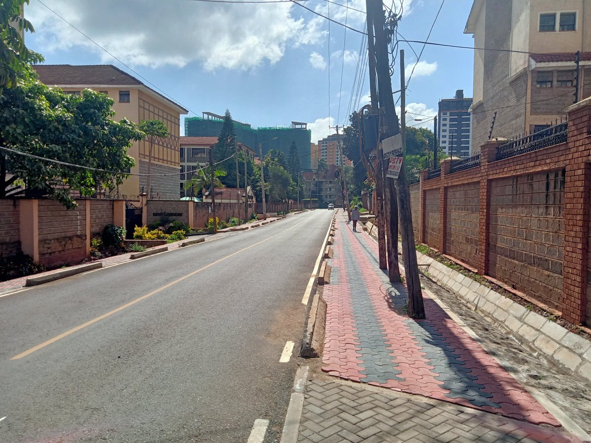 Before and After: We have rehabilitated 15 Roads within Kileleshwa totalling to 8 Kilometers. This has enabled the residence to walk and cycle with ease. <a href="/KileleshwaWard/">Kileleshwa Ward</a> <a href="/Ma3Route/">Ma3Route</a> <a href="/TransportKE/">Ministry of Roads and Transport | Kenya</a>