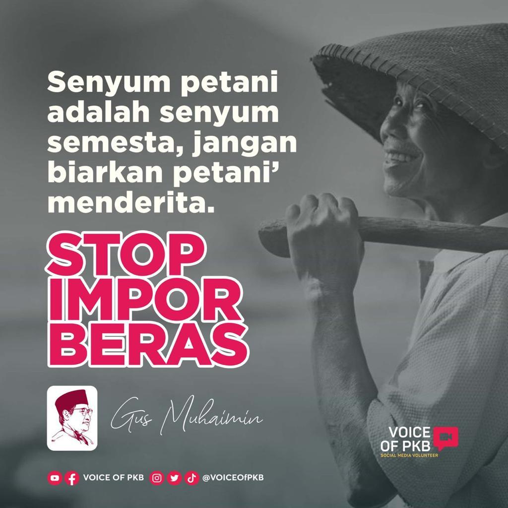 CawasDesa's tweet photo. Petani kita hebat, Petani kita mampu,.
#PKBTolakImporBeras
#gusmuhaimin https://t.co/Zrrs1ZRF47