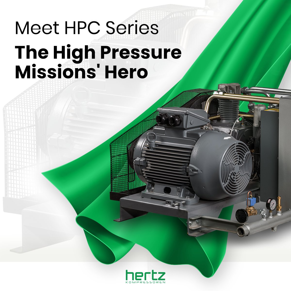 The #HPC Series is used in all applications needing high pressure, with the maritime sector being a particular favorite.

That’s why we call it “the High Pressure Missions' Hero”🦸

#HertzKompressoren #HertzGlobal #compressor