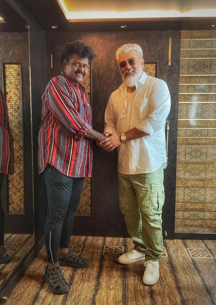 GM Sundar with AjithKumar