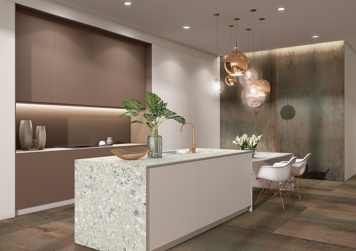 Cresan_es's tweet image. 👀 INSPIRAMBIENTES DE COCINAS DE TAU Cerámica
Combinar nuestra piedra de #stracciatella gris con nuestro acero corten para crear una cocina de vanguardia, o con nuestra piedra Imperia si preferimos un estilo más atemporal. 🥰
¿Quieres un proyecto de cocinas con nosotros?