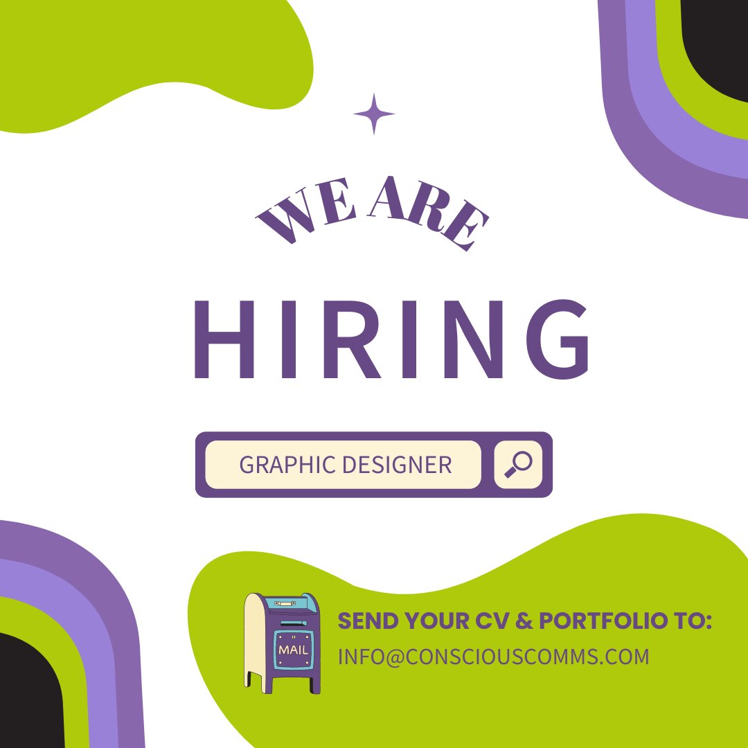 Conscious_Comms's tweet image. It’s the start of a #NewYear and we are growing! We are looking for a creative digital #ContentDesigner who is passionate about creating stand-out designs for our wide range of clients. Sound interesting? Email us on info@consciouscomms.com 

#DesignJobs #Cambridge #Content