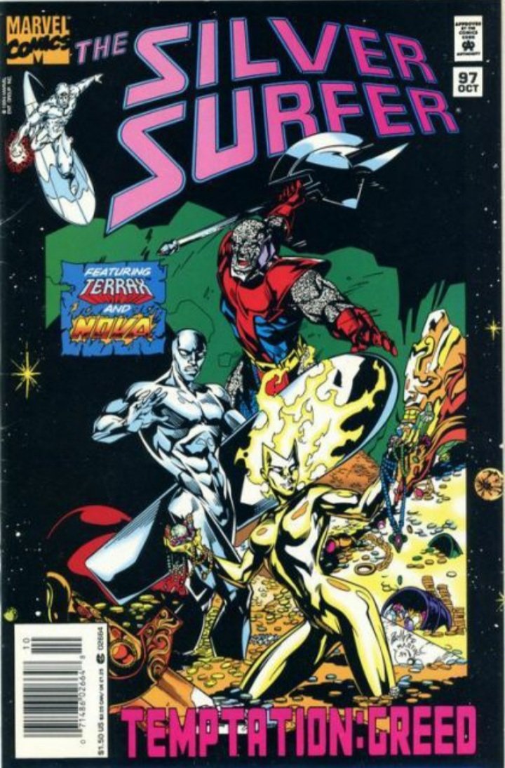 JPRoscoe76's tweet photo. Comics Read in 2023 #1-4
Silver Surfer #24, 91, 96-97
#SilverSurfer #marvel #marvelcomics #ireadcomics #comics #comicbooks #comicbookreviews #BasementRejects https://t.co/V0I4FDHHRe
