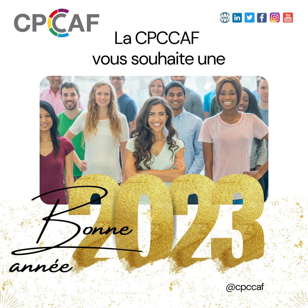 christopheeken's tweet photo. #nouvelleannée Qu’elle soit à la hauteur de vos espérances et vous apporte bonheur, santé et réussite. Bonne année 2023 ! @cpccaf pour le développement économique #africain et #francophone https://t.co/vG6Ffg1oMr