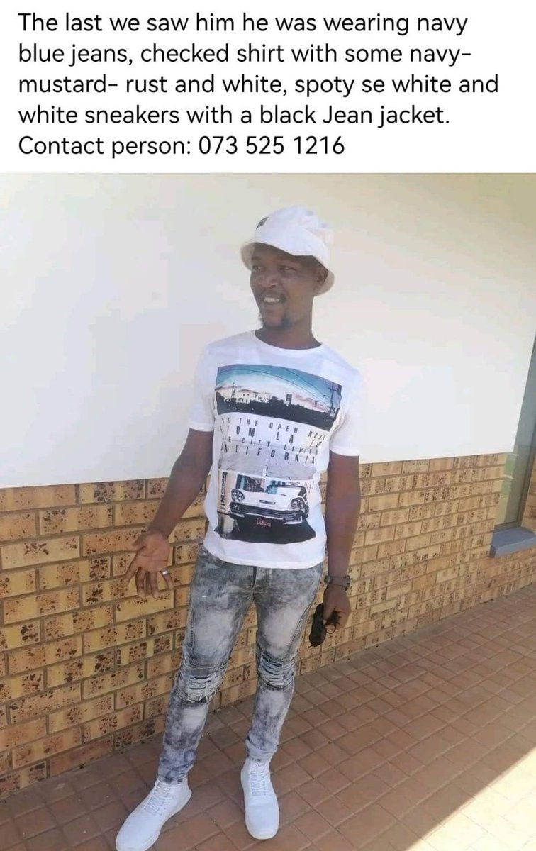 Contact Person 

0735251216 Nonyameko Nyamsi ...