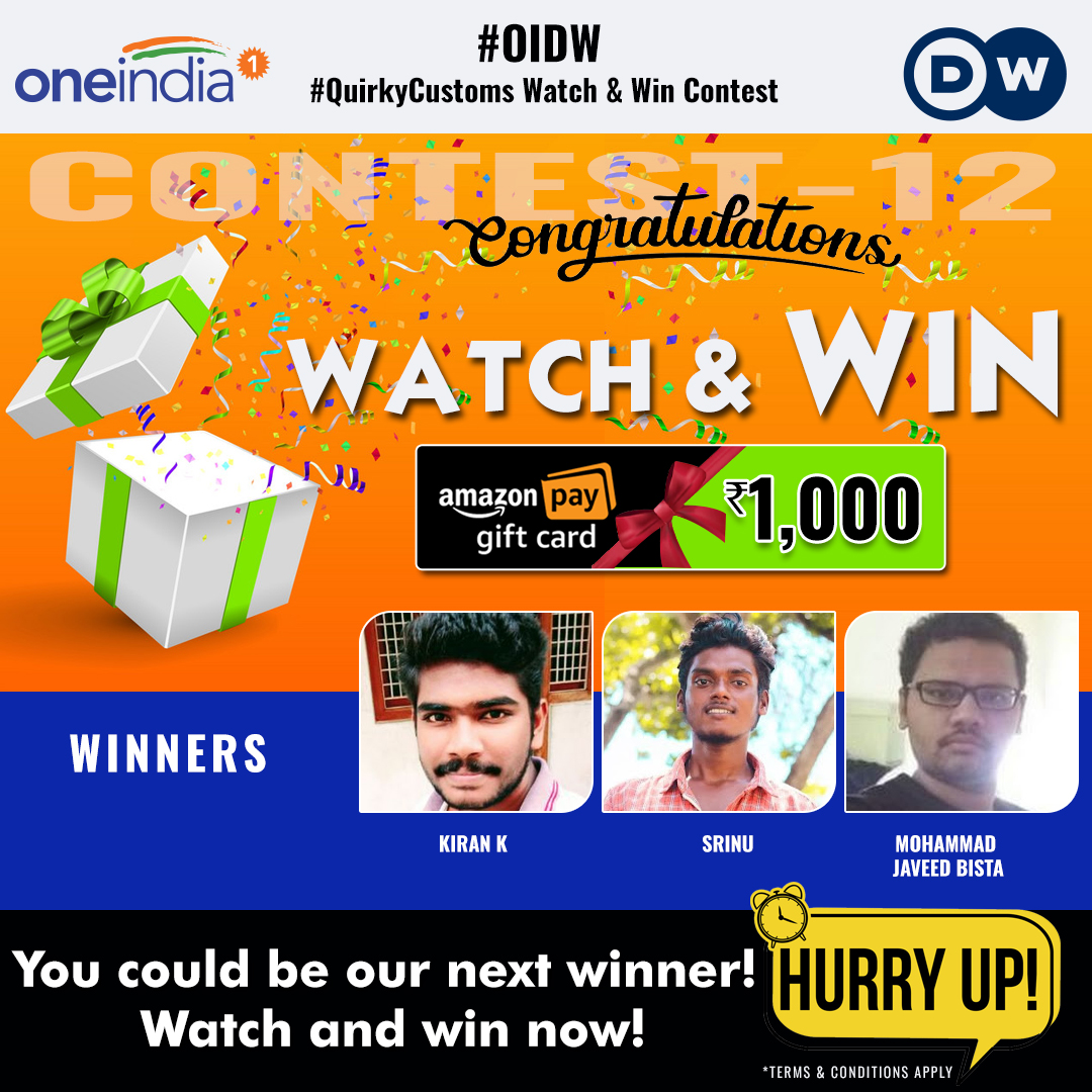 thatsTamil's tweet photo. Watch and Win contest 12 - வீடியோ பார்த்து பரிசு வெல்லுங்க... நீங்களும் ரூ.1000 மதிப்புள்ள அமேசான் கிப்ட் வவுச்சர் வெல்லாம்..  

https://t.co/bl9q96TZp6

#OIDW #QuirkyCustoms #WatchandWin #ContestAlert #AmazonGiftCard https://t.co/ASGILU9pLD