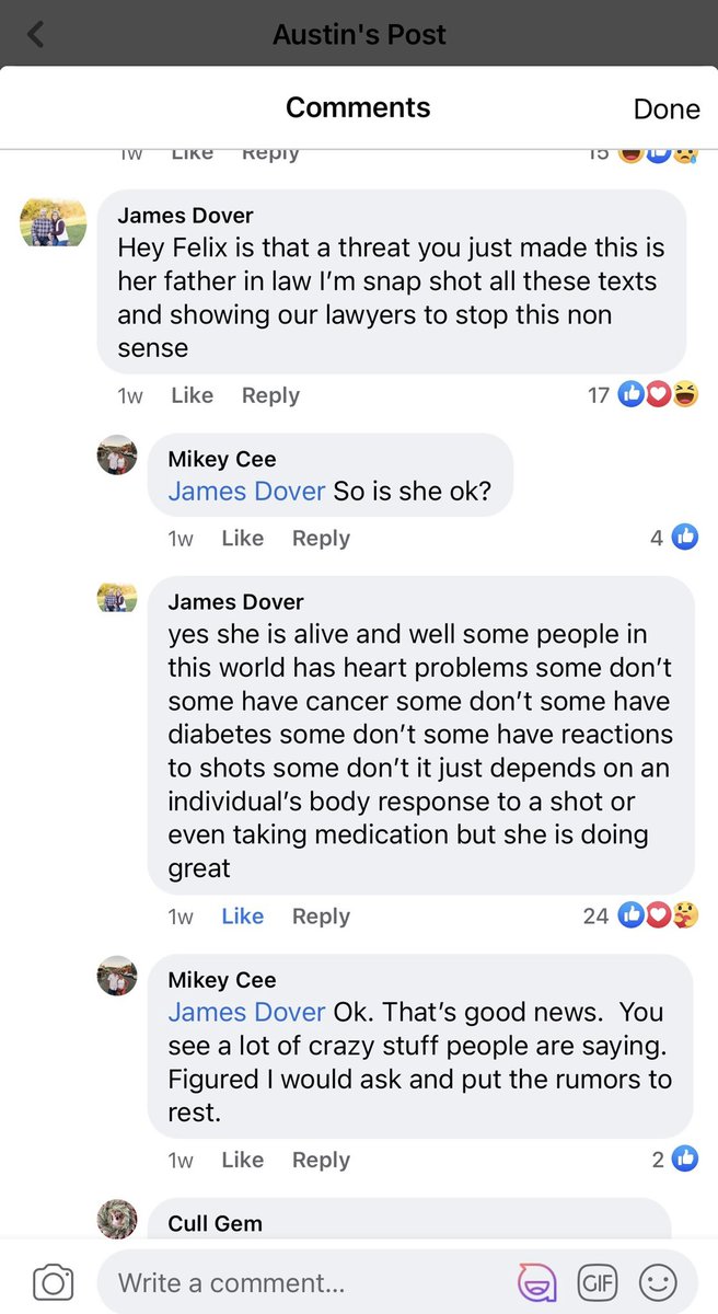 ChelsyFreedom's tweet image. Remember Tiffany Dover? The one who evaded life and no one knew if she was actually alive? 

I got these screen shots before her father in law deleted them in 2020 

Hospitals place illegal gag orders and worse. 🚩🐸☕️

#courageousdiscourse 

When you are silent, you are a coward