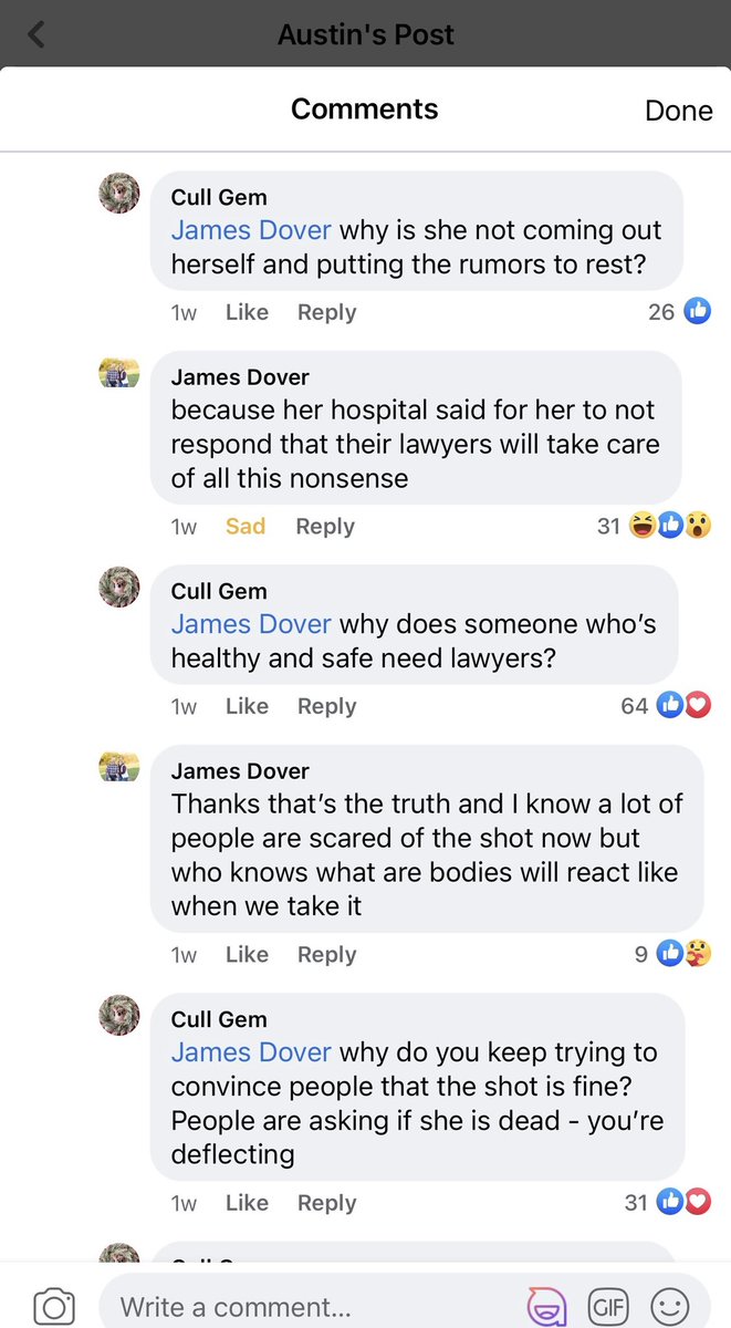 ChelsyFreedom's tweet image. Remember Tiffany Dover? The one who evaded life and no one knew if she was actually alive? 

I got these screen shots before her father in law deleted them in 2020 

Hospitals place illegal gag orders and worse. 🚩🐸☕️

#courageousdiscourse 

When you are silent, you are a coward