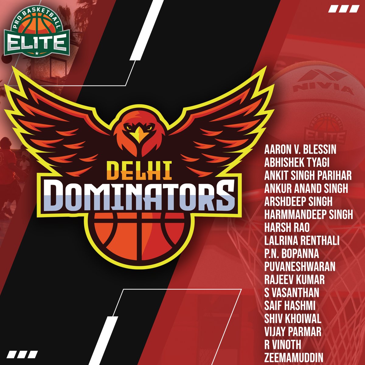 A shandaar entry for the Delhi Boyzzzz!🏀
We welcome the ballers for Delhi Dominators who will dominate the courts for the first season in the Elite Pro Basketball League.
#basketball #eliteprobasketballleague #ballers #basketballindia #epbl #teams #champions #indianbasketball