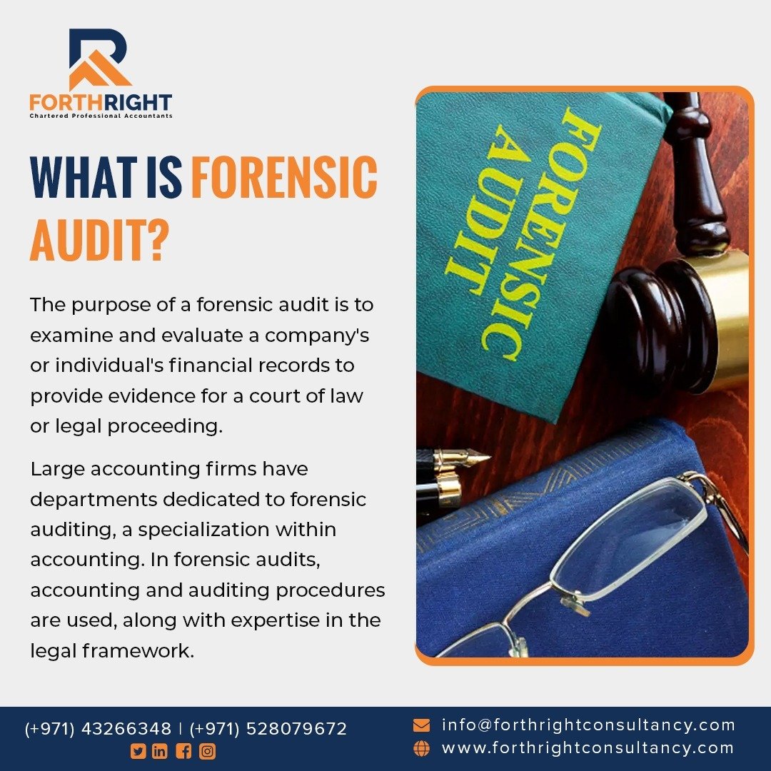 ForthrightCons2's tweet photo. What is Forensic Audit?
The purpose of a forensic audit is to examine and evaluate a company's or individual's financial records to provide evidence for a court of law or legal proceeding.
Visit - https://t.co/4wER1pkBK5
#forthright #forthrightco #forthrightax #forensicaudit https://t.co/btUoQsrPuu