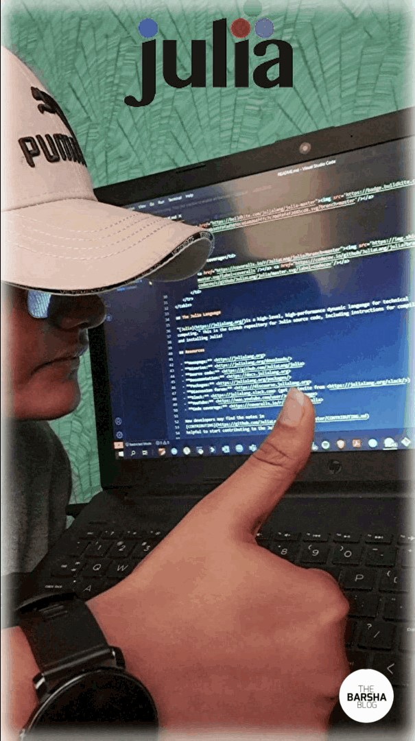 thebarshablog's tweet photo. Join me for #365DaysOfOpenSource in 2023:

Jan 4: Deed 1: Created my 1st Pull-request for @JuliaLanguage 🎉

Remember: There's something for everyone in Open-Source!

What are you waiting for?
Hop on, NOW!

#inclusion #collaboration #opensource #JuliaLang #DataScience #2023goals https://t.co/p7h7wFzvK4