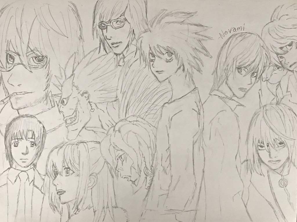Drawing L Lawliet, Step by Step, Drawing Guide, by Dawn - DragoArt