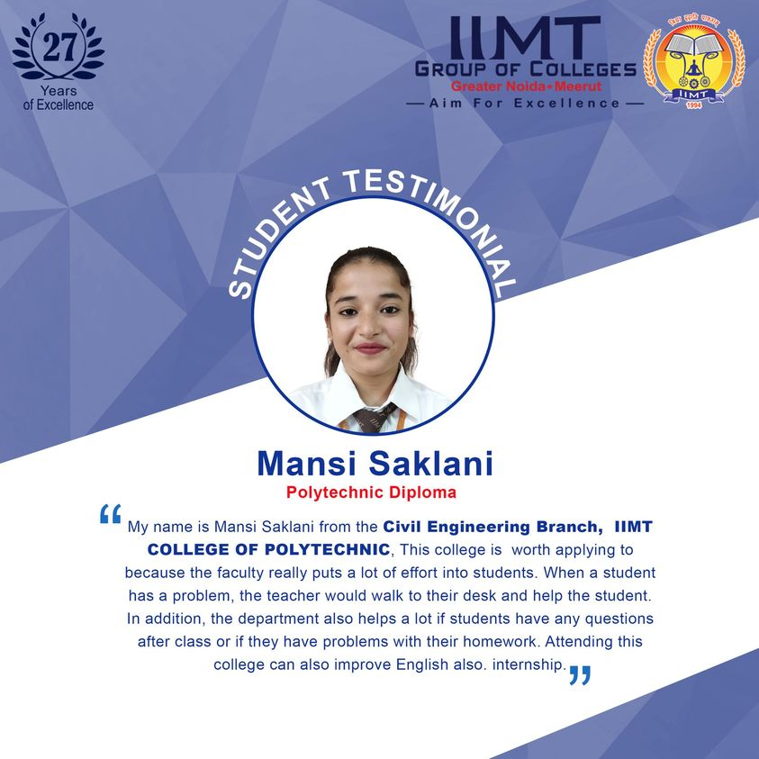 iimtnoida's tweet photo. Student Testimonial!
https://t.co/UOh7RIbr6l
Call Us: 9520886860
#StudentTestimonial #DiplomaCivil #IIMTIndia #IIMTian
#BestPolytechnicCollege #TopPolytechnicCollege
#DiplomaInCivilEngineering #PolytechnicAdmission https://t.co/Z8jI1MoI32
