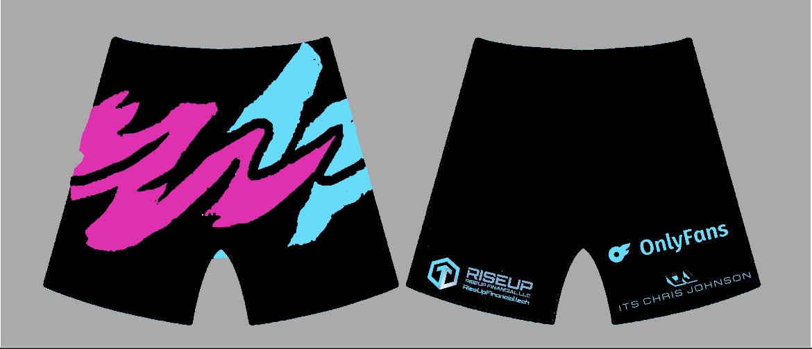Plenty of room on the shorts for sponsors, let me know if you’re interested in supporting me on the upcoming fight in a few weeks on ufc fightpass