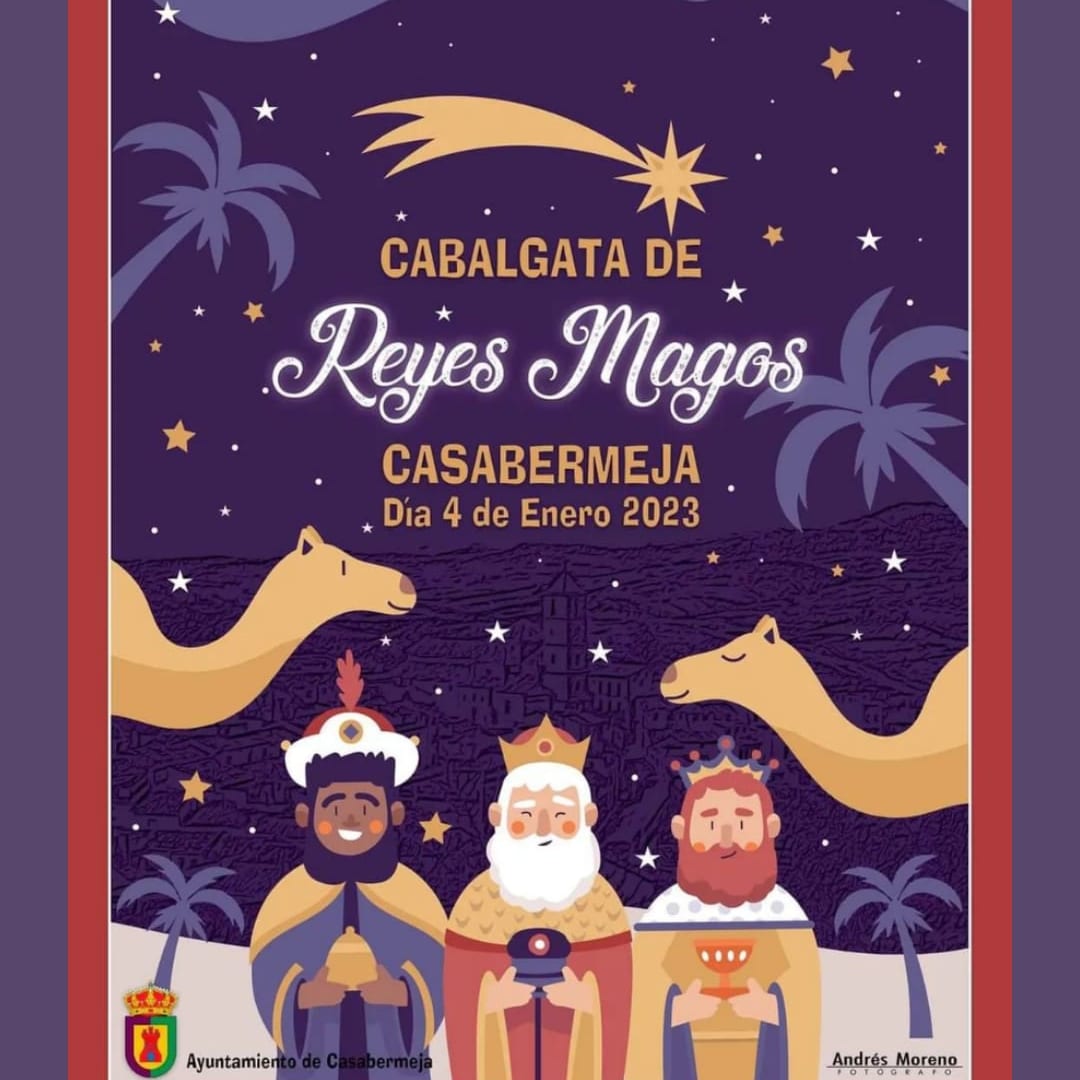 👑👑👑 Llega la tarde más mágica del año para los niños y niñas con la #Cabalgata de los #ReyesMagos, que hoy miércoles 4 enero recorrerán las calles de #Casabermeja (#Málaga) 🍬🧸

#ReyesMagos2023 
#CabalgataDeReyes