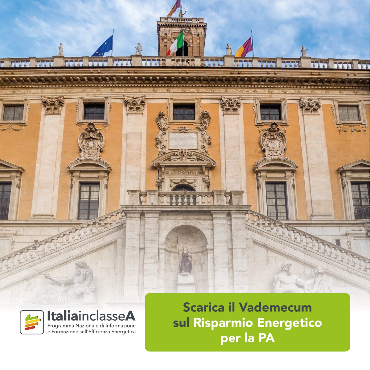 Scopri come si può fare #efficienzaenergetica nelle sedi delle #PubblicheAmministrazioni consultando il poster “Il Risparmio Energetico nelle PA” pubblicato sul sito <a href="/ENEAOfficial/">ENEA</a>  . Scaricalo subito👇
efficienzaenergetica.enea.it/pubblicazioni/…

#italiainclassea