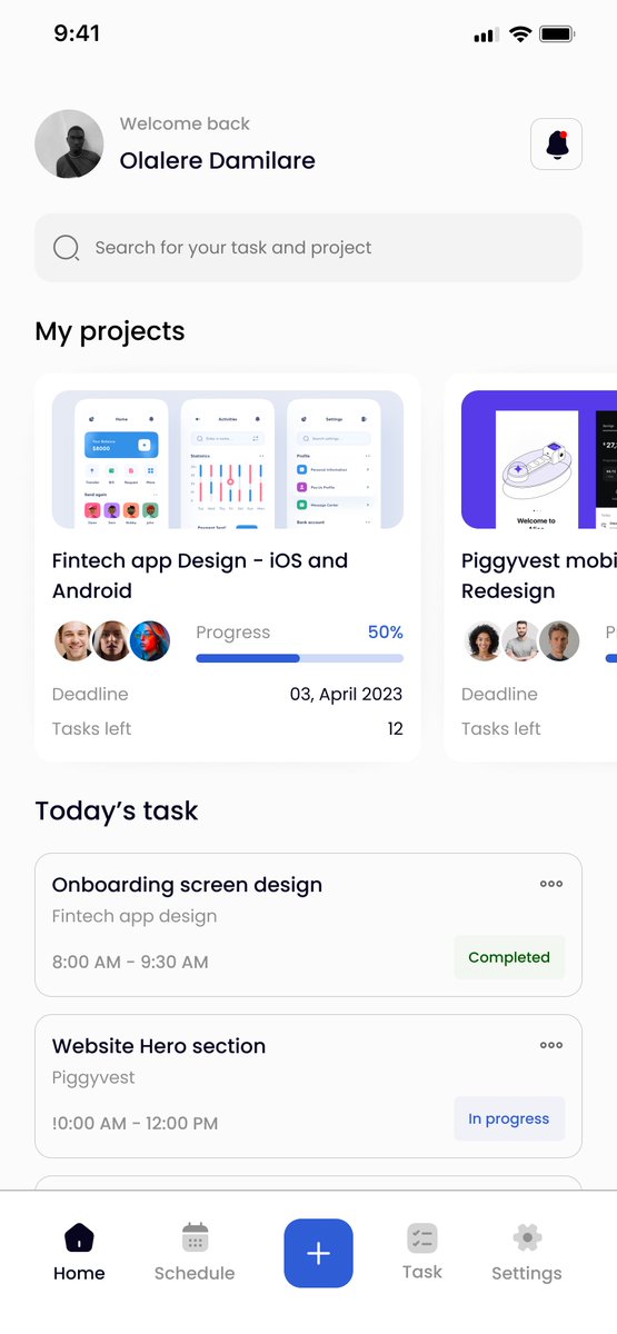 Clahsiq_'s tweet image. Designed a project management app

Full project: behance.net/gallery/160471…

Reviews are appreciated 
#figma #uiux #uidesign