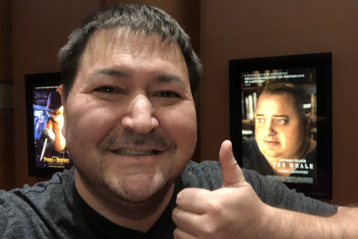dragonmovieguy's tweet photo. Going to my #FIRST #movie #showing of 2023 tonight!!!
I'm eager to see #BrendanFraser 's starring role in #TheWhale! He's already been nominated for #BestActor at the #GoldenGlobes and a probable #AcademyAward #Oscar #OscarNominee!
#InstantMovieReview on #DragonMovieGuy after! https://t.co/rTL7MDHiox